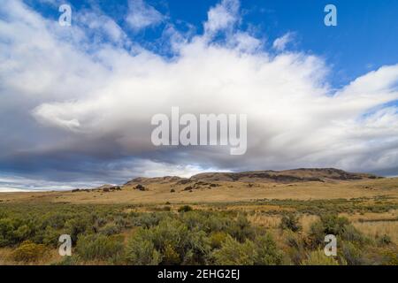 Leslie Gulch Paysage avec nuages Banque D'Images