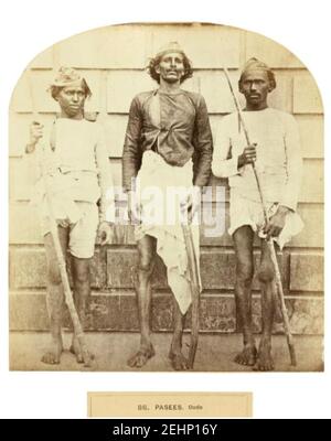 Pasees bas caste hinoos 1868 le peuple de l'Inde, une série d'illustrations photographiques,. Banque D'Images