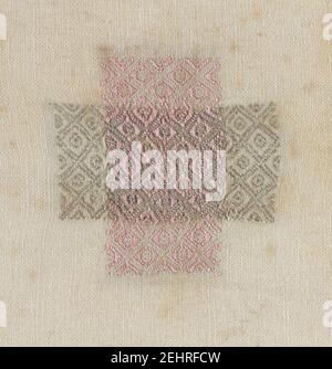 Motif d'assombrissement à partir d'un échantillonneur d'assombrissement, 1843 Banque D'Images