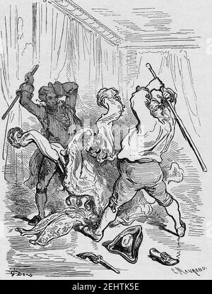 Paul Gustave doré (1832-1883) - Baron von Münchhausen (1862) - 009. Banque D'Images