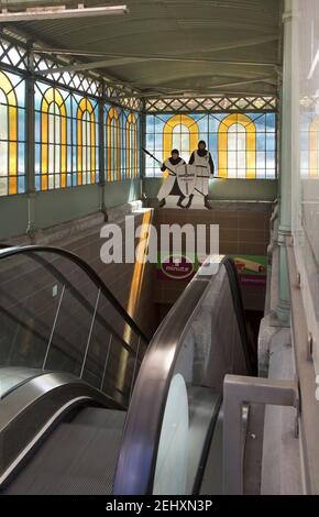 Toruń Glowny railway station à Torun. Pologne Banque D'Images