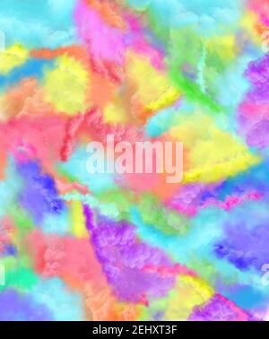 Motif fumée de feu. Fond de fumée multicolore. Fond de nuages de fumée coloré. Banque D'Images