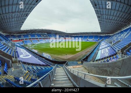 Vue générale du stade Madejski, stade de Reading FC, avant le match de championnat de l'EFL d'aujourd'hui à Reading, Royaume-Uni, le 2/20/2021. (Photo de Phil Westlake/News Images/Sipa USA) Banque D'Images