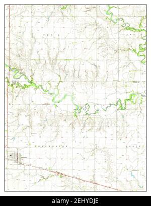 Dorchester, Nebraska, carte 1964, 1:24000, États-Unis d'Amérique par Timeless Maps, données U.S. Geological Survey Banque D'Images