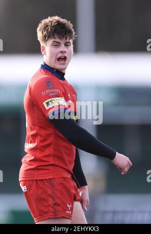 Trailfinders Sports Club, Londres, Royaume-Uni. 20 février 2021. Trailfinders Challenge Cup Rugby, Ealing Trailfinders versus Doncaster Knights; Tom Bacon of Doncaster Knights Credit: Action plus Sports/Alamy Live News Banque D'Images