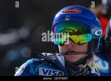 2/20/2021 - SHIFFRIN Mikaela (USA) Bronz Medal in 2021 FIS Alpine World SKI Championships - Slalom - femmes, course de ski alpin à Cortina (BL), Italie, février 20 2021 (photo par IPA/Sipa USA) Banque D'Images