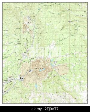 Santa Rita Mine, Nouveau-Mexique, carte 1992, 1:24000, États-Unis d'Amérique par Timeless Maps, données U.S. Geological Survey Banque D'Images