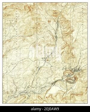 Santa Rita, Nouveau-Mexique, carte 1937, 1:24000, États-Unis d'Amérique par Timeless Maps, données U.S. Geological Survey Banque D'Images