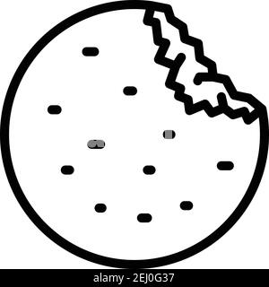 Icône de falafel végétalien. Outline vegan falafel vecteur icône pour la conception de Web isolé sur fond blanc Illustration de Vecteur