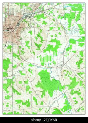 Jamestown, New York, carte 1954, 1:24000, États-Unis d'Amérique par Timeless Maps, données U.S. Geological Survey Banque D'Images