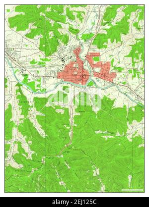 Olean, New York, carte 1961, 1:24000, États-Unis d'Amérique par Timeless Maps, données U.S. Geological Survey Banque D'Images