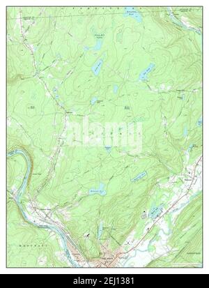 Port Jervis North, New York, carte 1969, 1:24000, États-Unis d'Amérique par Timeless Maps, données U.S. Geological Survey Banque D'Images