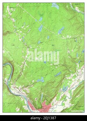 Port Jervis North, New York, carte 1969, 1:24000, États-Unis d'Amérique par Timeless Maps, données U.S. Geological Survey Banque D'Images