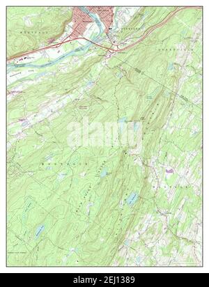 Port Jervis South, New York, carte 1969, 1:24000, États-Unis d'Amérique par Timeless Maps, données U.S. Geological Survey Banque D'Images