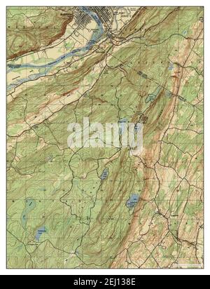 Port Jervis South, New York, carte 1949, 1:25000, États-Unis d'Amérique par Timeless Maps, données U.S. Geological Survey Banque D'Images