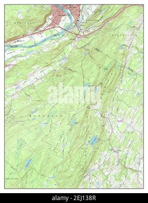 Port Jervis South, New York, carte 1969, 1:24000, États-Unis d'Amérique par Timeless Maps, données U.S. Geological Survey Banque D'Images