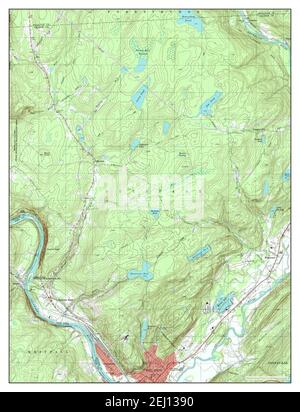 Port Jervis North, New York, carte 1997, 1:24000, États-Unis d'Amérique par Timeless Maps, données U.S. Geological Survey Banque D'Images