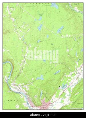 Port Jervis North, New York, carte 1969, 1:24000, États-Unis d'Amérique par Timeless Maps, données U.S. Geological Survey Banque D'Images