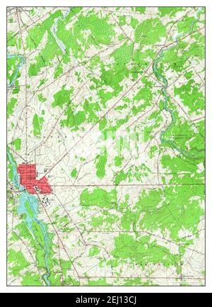 Potsdam, New York, carte 1964, 1:24000, États-Unis d'Amérique par Timeless Maps, données U.S. Geological Survey Banque D'Images