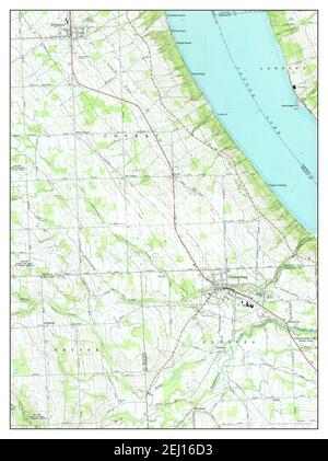 Trumansburg, New York, carte 1970, 1:24000, États-Unis d'Amérique par Timeless Maps, données U.S. Geological Survey Banque D'Images