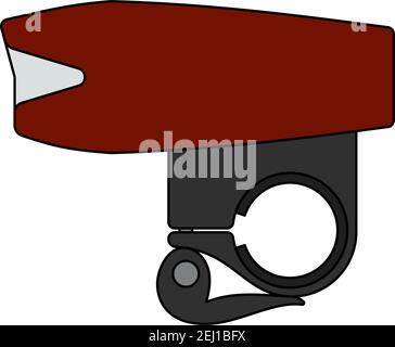 Icône équipement léger pour vélo. Contour modifiable avec Color Fill Design. Illustration vectorielle. Illustration de Vecteur