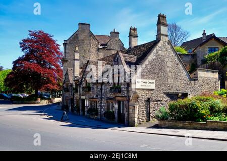 Bradford on Avon, Wiltshire / Royaume-Uni - Mai 3 2014: The Three Gables Restaurant in St Margaret's Street, Bradford on Avon, Wiltshire, Royaume-Uni Banque D'Images