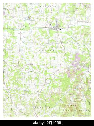 Junction City, Ohio, carte 1961, 1:24000, États-Unis d'Amérique par Timeless Maps, données U.S. Geological Survey Banque D'Images