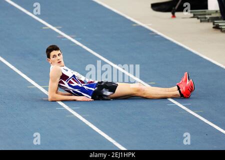 MICHEAU Sébastien de Sèvre Bocage AC puis finale High Jump pendant les Championnats d'athlétisme en intérieur français 2021 le 20 février 2021 au Stade Miramas Metropole à Miramas, France - photo Laurent Lairys / DPPI Banque D'Images