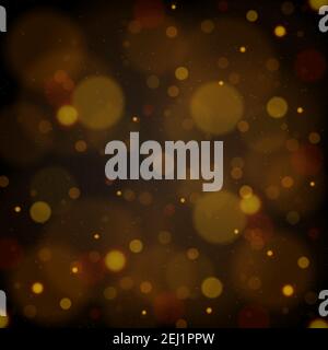 Texture arrière-plan abstrait noir et argent paillettes et élégant pour Noël. Blanc poussière. Particules de poussière magiques étincelantes. Concept magique. Résumé Illustration de Vecteur