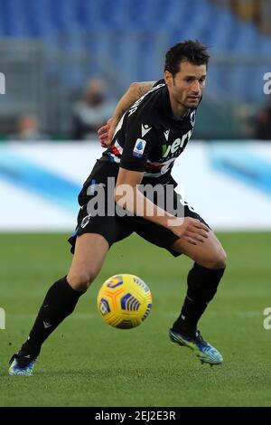 2/20/2021 - ROME, Italie. 20 février 2021. CANDREVA en action pendant la série italienne UN match de football de la ligue 2021 entre SS LAZIO VS SAMPDORIA, au stade olympique de Rome (photo par IPA/Sipa USA) Credit: SIPA USA/Alay Live News Banque D'Images