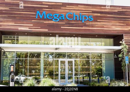 18 sept 2020 San Jose / CA / USA - le siège de MegaChips dans la Silicon Valley; MegaChips Corporation est une société japonaise qui fournit des solutions de puces Banque D'Images