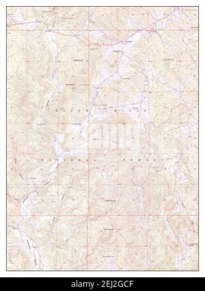 Fourmile, Dakota du Sud, carte 1954, 1:24000, États-Unis d'Amérique par Timeless Maps, données U.S. Geological Survey Banque D'Images