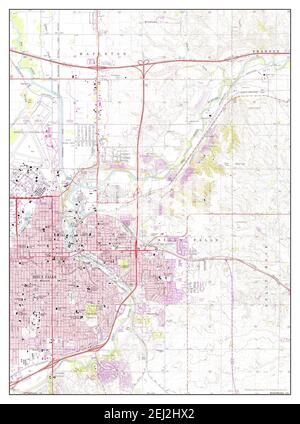 Sioux Falls East, Dakota du Sud, carte 1962, 1:24000, États-Unis d'Amérique par Timeless Maps, données U.S. Geological Survey Banque D'Images