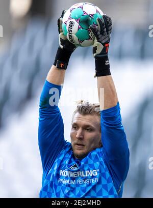 Torwart Robin Zentner (Mayence) Borussia Mönchengladbach - FSV Mainz 05 20.02.2021, Fussball; 1. Bundesliga, saison 2020/21 Foto: Moritz Müller Copyri Banque D'Images