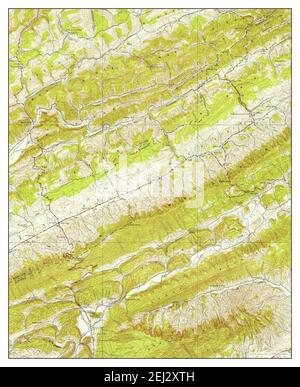 Lee Valley, Tennessee, carte 1939, 1:24000, États-Unis d'Amérique par Timeless Maps, données U.S. Geological Survey Banque D'Images