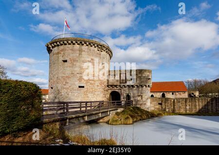 Le château en ruine de Friedewald en Hesse Allemagne Banque D'Images