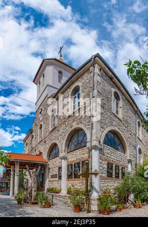 Église 'Dormition of Theotokos' à Nessebar, Bulgarie Banque D'Images