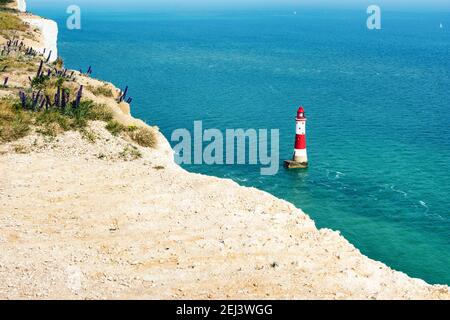 Phare de Beachy Head Eastbourne dans East Sussex Banque D'Images