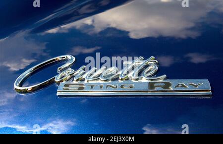 Corvette Sting ray 1963 Banque D'Images