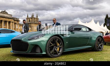 Aston Martin DBS Superleggera au Concours d’élégance tenu à Palais de Blenheim le 26 septembre 2020 Banque D'Images