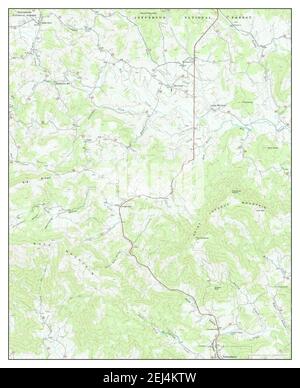 Elk Creek, Virginie, carte 1967, 1:24000, États-Unis d'Amérique par Timeless Maps, données U.S. Geological Survey Banque D'Images