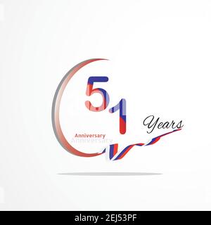 Joyeux Anniversaire Numero 51 Carte De Souhaits Pour Cinquante Ans Dans Un Style Art Fun Avec Un Gateau Et Des Bougies Invitation Anniversaire Felicitations Image Vectorielle Stock Alamy