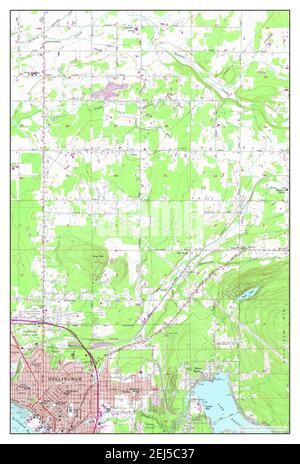 Bellingham North, Washington, carte 1954, 1:24000, États-Unis d'Amérique par Timeless Maps, données U.S. Geological Survey Banque D'Images