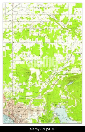 Bellingham North, Washington, carte 1954, 1:24000, États-Unis d'Amérique par Timeless Maps, données U.S. Geological Survey Banque D'Images