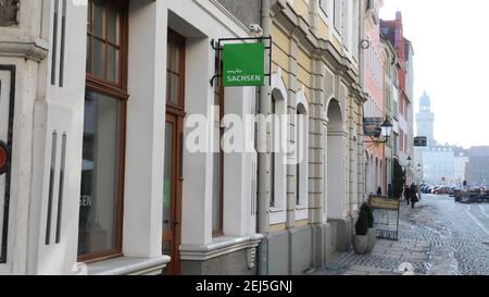 Mitteldeutscher Rundfunk (MDR) Landesfunkhaus Sachsen Regionalbüro Görlitz 21.2.2021 Banque D'Images