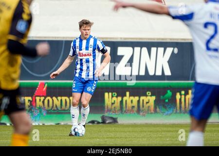 Horsens, Danemark. 21 février 2021. Jeppe Tverskov (6) d'OB vu pendant le 3F Superliga match entre AC Horsens et Odense Boldklub à Casa Arena à Horsens. (Crédit photo : Gonzales photo/Alamy Live News Banque D'Images