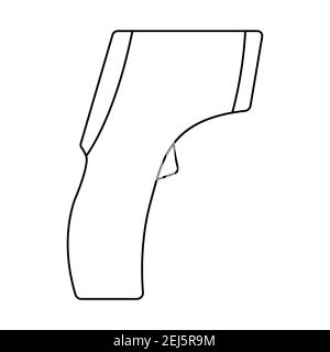 Thermomètre médical icône simple. Illustration vectorielle. EPS10 Illustration de Vecteur