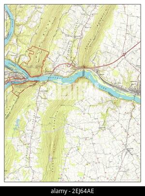 Harpers Ferry, Virginie-Occidentale, carte 1969, 1:24000, Etats-Unis d'Amérique par Timeless Maps, données U.S. Geological Survey Banque D'Images