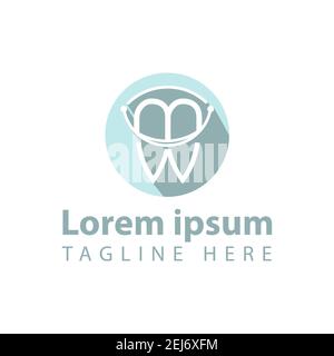 style d'espace négatif grande simple dentiste stomatology clinique dentaire dent modèle de vecteur médical de conception de logo Illustration de Vecteur