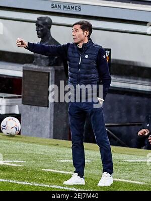 Marcelino Garcia Toral, entraîneur en chef du club d'athlétisme lors du championnat d'Espagne la Liga football match entre Athletic Cl / LM Banque D'Images